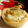 Mini tartelettes poires roquefort