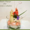 SALADE D'ASPERGES AUX CREVETTES ET CIBOULETTES