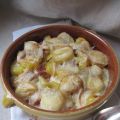 Gratin de pommes de terre au jambon