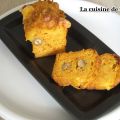 Cake carotte - mozzarella - noisettes