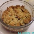 Crumble de tomates cerises au chocolat