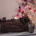 Bûche à la mousse au chocolat