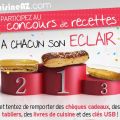 Concours cuisine AZ : A chacun son éclair