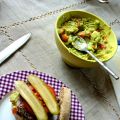 Hamburger au guacamole et steak haché maison