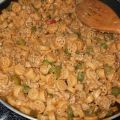 Pâtes à la salsa et au boeuf