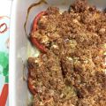 Tomates façon crumble au gruyère