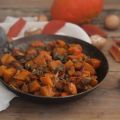 Poêlée de potimarron et champignons