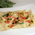 Ravioles de fromage frais & courgettes au[...]