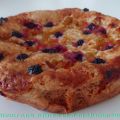 Gâteau aux mûres et à la rhubarbe