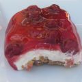 Carrés au fromage et cerise de Lucie