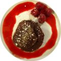 Soufflé au chocolat, framboises fraîches et[...]