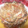 Ratatouille et oeufs brouillés