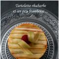 Tartelettes rhubarbe et un peu framboise...