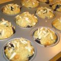 Muffins énergiques aux bleuets et amandes
