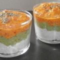 Verrines 3 saveurs : Feta, guacamole et crème[...]