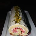 Roulé aux fraises à l'italienne