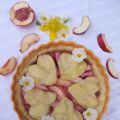 tarte coeur aux nectarines