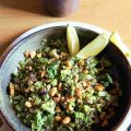 Riz de brocoli sauté, sauce thaie