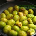 Tatin à la figue verte du jardin