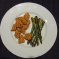 Petites bouchées de poulet au miel et au sésame
