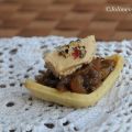 Tartelettes foie gras et son confit d'oignon