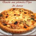 QUICHE AUX PÉTONCLES, CÈPES ET CHORIZO