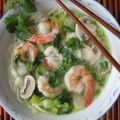 Soupe thaïe aux crevettes