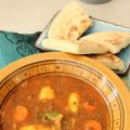 Soupe de lentilles algérienne et batbout (pain[...]
