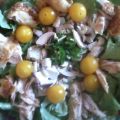 Salade poulet, tomates cerises, champignons et[...]