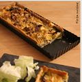 Quiche poireau, oignon rouge et féta