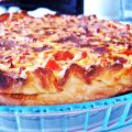 Tarte façon quiche Lorraine, feta, lardons,[...]