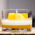 Gelée de mangue et crème au gingembre