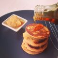 Mini pancakes con cardamomo e pera