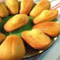 Madeleines au miel saveur fleur d