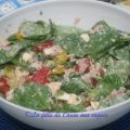 SALADE D’ÉPINARDS ET DE TOMATES CERISES AU THON[...]