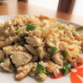 Jipao doufu, tofu sauté aux ciboules 鸡刨豆腐