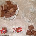Le bonbon au chocolat au lait praliné