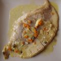 Aile de raie, curcuma et citron de Menton
