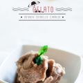 Gelato alla banana, cannella e carrube