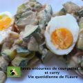 Fèves entourées de courgettes, lait de coco et[...]