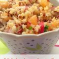 Salade de quinoa au melon et aux radis