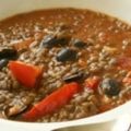 Tajine de lentilles à la tomate