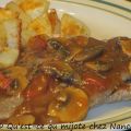 Bifteck minute sauce chasseur