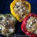 Poivrons Farcis Pâtes et Thon