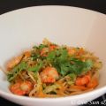 Nouilles sautées aux crevettes