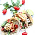 Mes tacos au halloumi et aux aubergines
