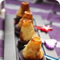 Amuse bouche coloré:duo de petites quiches et[...]