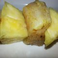 Brochettes poulet citron cury / ananas