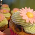 Cupcakes Pistaches et Crème sure
