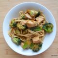 Nouilles udon poulet - brocolis